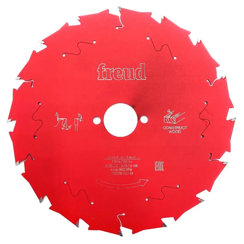 Freud Circular Sawblade HH Construct Wood 200 x 30 x 2.0/1.3 x T16 ...
